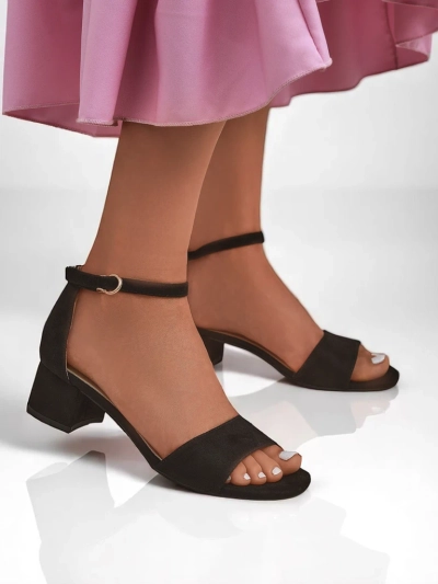 Royalfashion Sandales à talons bas SoftHeels pour femmes