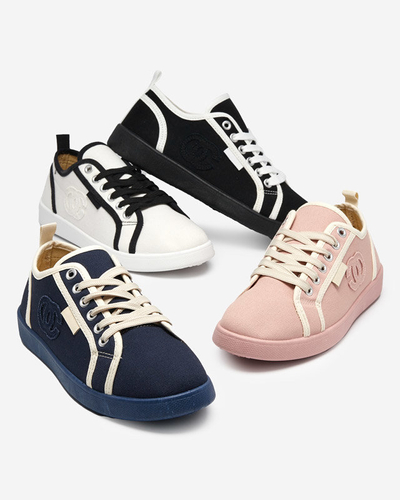 OUTLET Baskets blanches pour femme avec écusson Wefera - Footwear