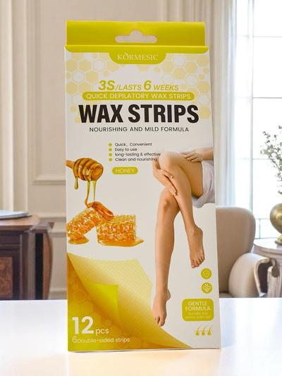 Bandes de cire au miel pour l'épilation du corps, 12 pcs.
