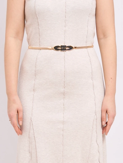 Ceinture dorée en métal pour femme Callista - l'élégance à l'italienne