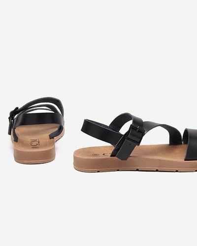Sandales noires femme Canni - Chaussures