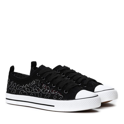 Sneakers noires avec une tige en maille Taranee - Chaussures 1