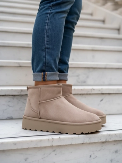 Royalfashion Bottes de neige a'la plateforme pour femmes Dagodo