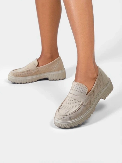 Mocassins en éco-suède Royalfashion pour femmes Dunes