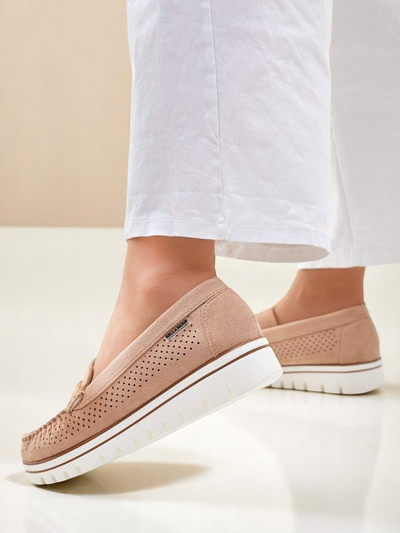 Royalfashion Mocassins perforés pour femmes Elissas