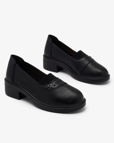 Mocassins noirs pour femme Nasannae - Footwear