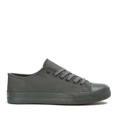 Baskets en tissu vert pour femmes Essien Green - Chaussures