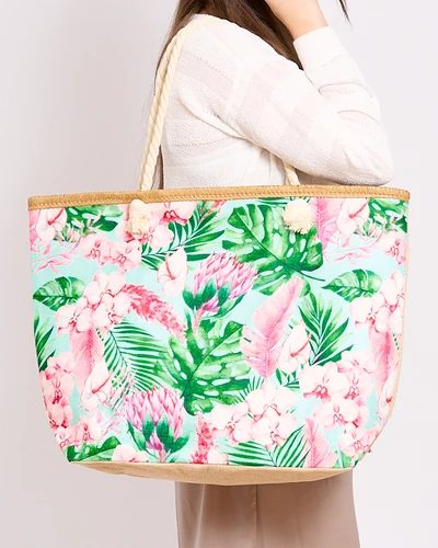 Royalfashion Grand sac en tissu avec impression