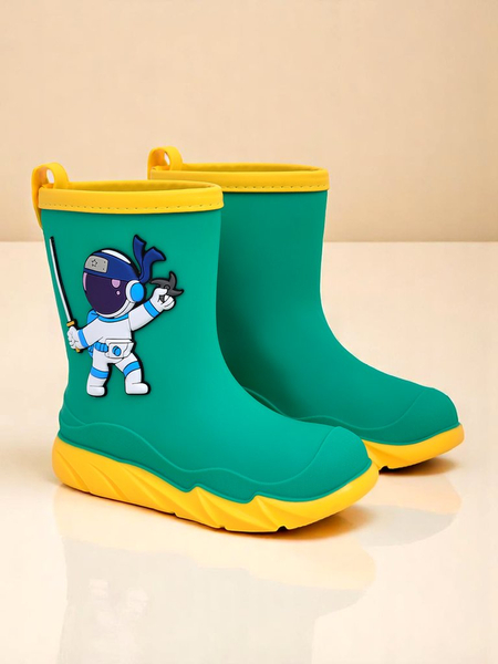 Royalfashion Bottes de pluie pour enfants avec le cosmonaute Cosmos Boy