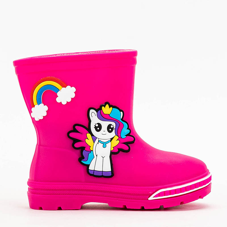 Bottes de pluie fuchsia pour filles Uncon - Footwear