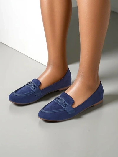 Mocassins éco-suédine pour femmes Royalfashion Zammei