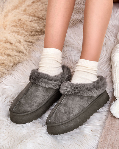 Royalfashion Bottes courtes pour femmes a'la snow boots Kapfiee