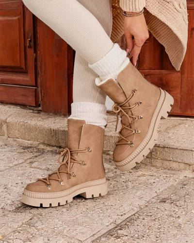Bottes de neige à lacets pour femmes Royalfashion Lorii