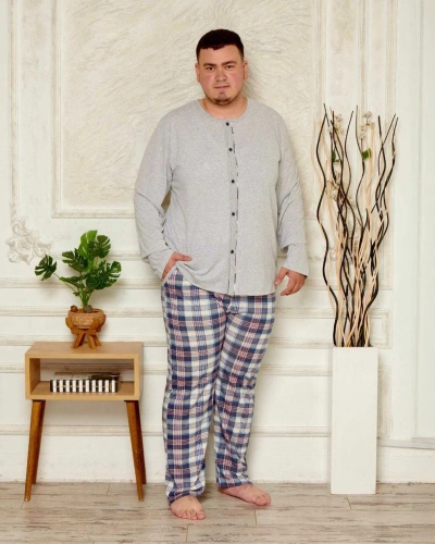 Pyjama homme en coton Royalfashion avec motif