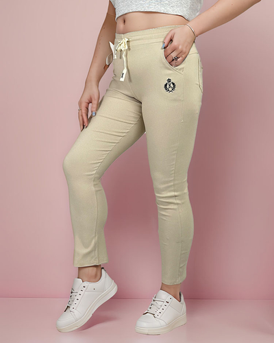 Royalfashion Pantalon en tissu pour femme PLUS SIZE