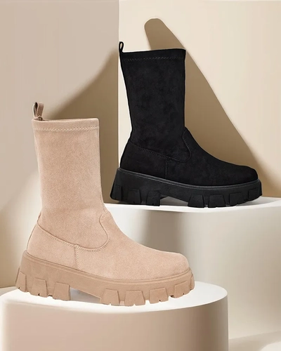 Bottes à plateforme pour femmes Royalfashion Fixon