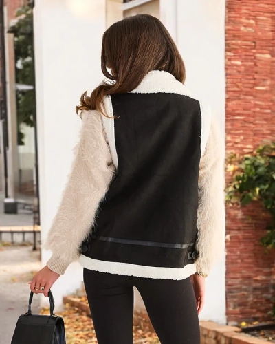 Gilet pour femme de Royalfashion avec fourrure