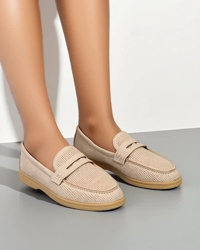 Royalfashion Mocassins perforés pour femmes Sierros