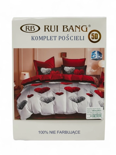 Royalfashion Ensemble de literie à motifs 180x200 3 PIÈCES