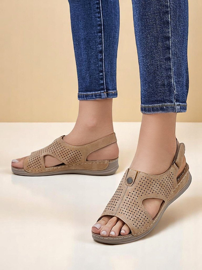 Royalfashion Sandales ajourées pour femmes Leminni