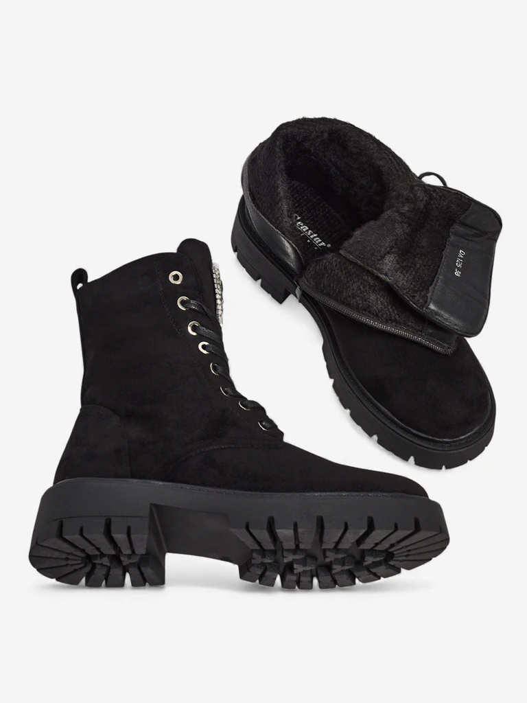 Botki Damskie eko zamszowe Euni