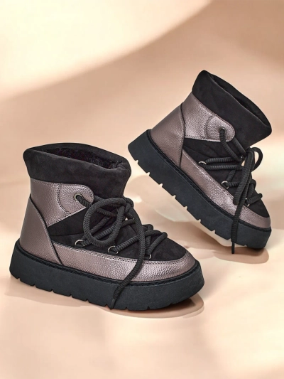 Bottes de neige à lacets pour femmes Royalfashion Iniuc