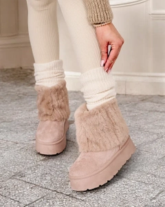 Royalfashion boots a'la bottes de neige pour femmes Renutis