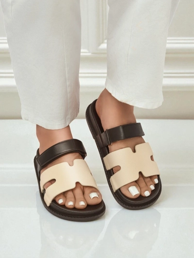 Royalfashion Sandales femme en éco-cuir FlexiComfi