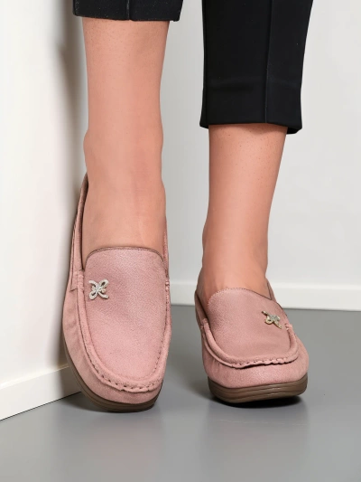 Royalfashion Mocassins pour femmes sur un petit talon Lomman