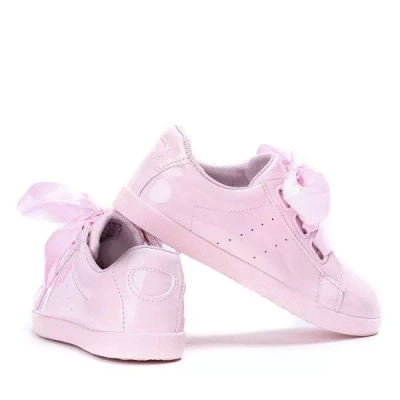 OUTLET Baskets enfants roses Fiona - Chaussures