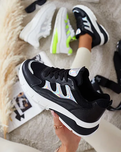 Royalfashion Baskets compensées sportives pour femme Amtres