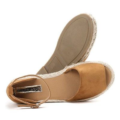 OUTLET Espadrilles marron avec coupe Velino - Footwear