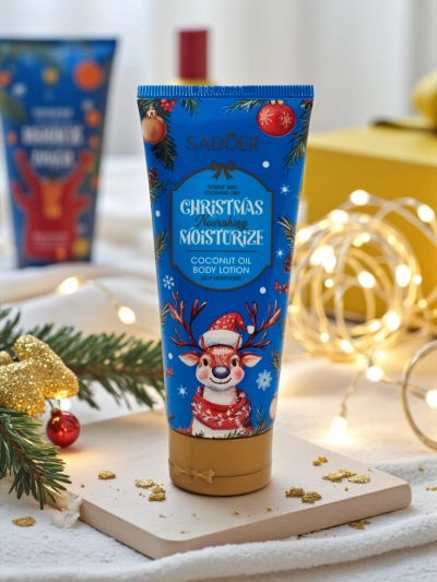 Sadoer Baume corporel de Noël à l'huile de coco