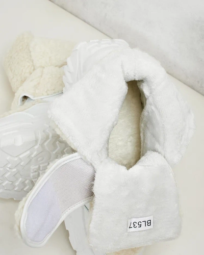 Royalfashion Bottes de neige pour femme avec peau de mouton Segulla