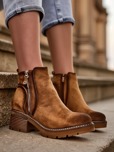 Royalfashion Bottines pour femmes Fiefo