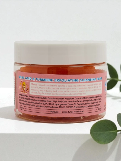 Kurkuma Coic Acid - Lingettes Exfoliantes Nettoyantes et Éclaircissantes