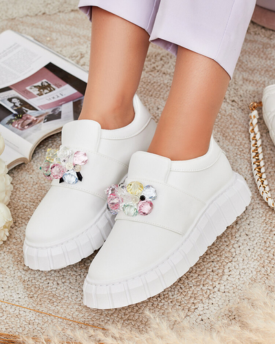 Royalfashion Demi chaussures de sport avec galets colorés Resinello