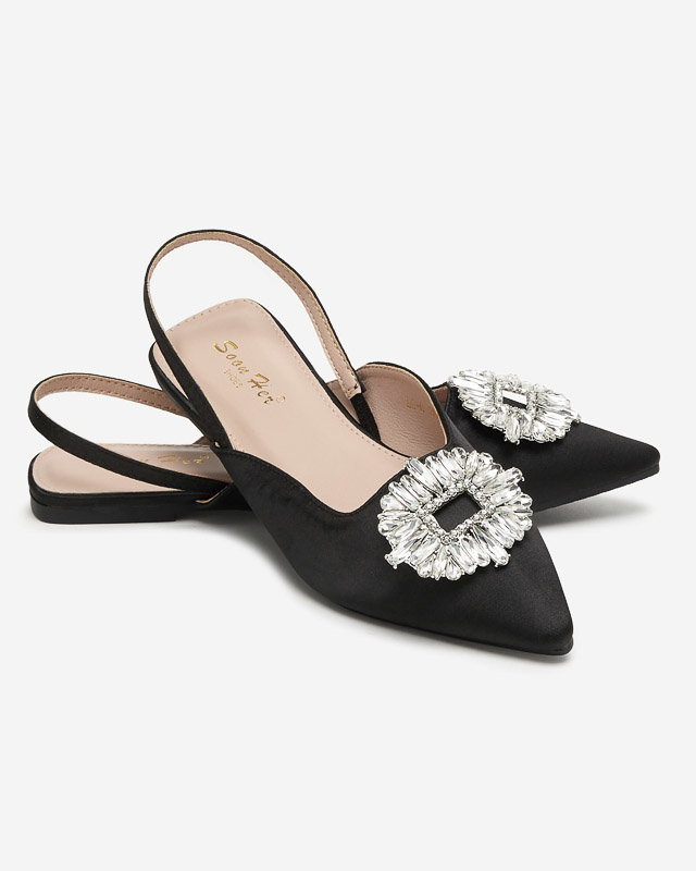 OUTLET Ballerines noires Etalli. Chaussure