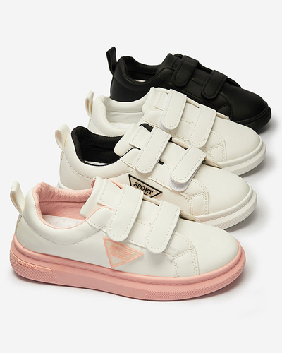 OUTLET Chaussures de sport pour enfants blanches Yovoy- Footwear