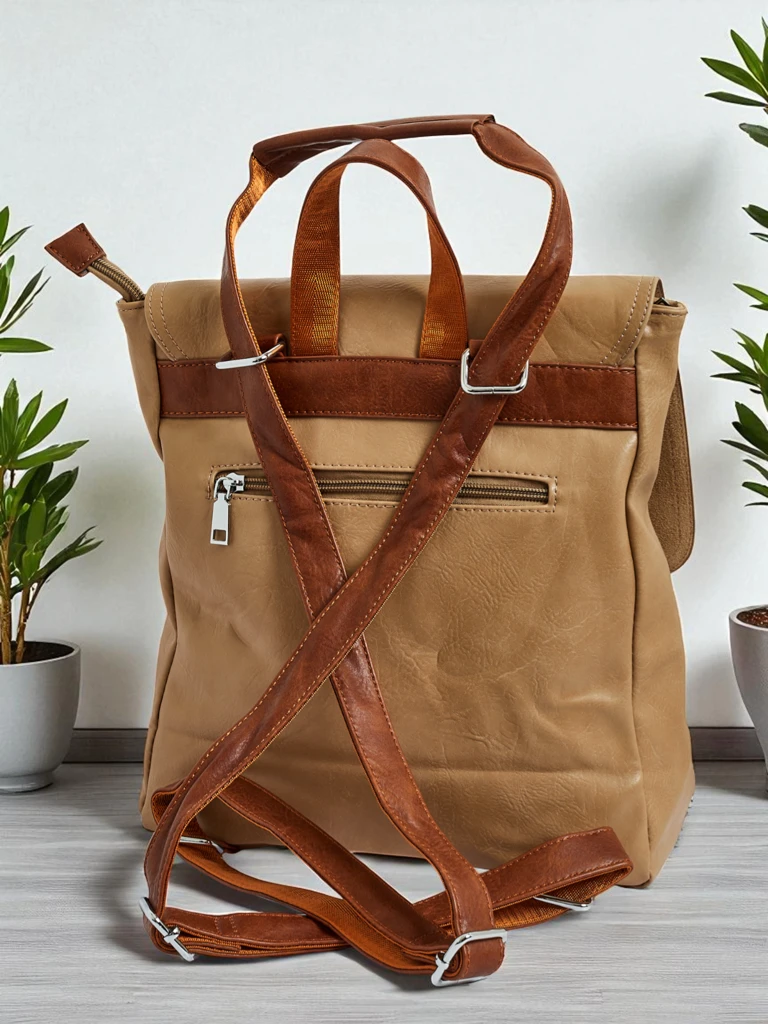 Royalfashion Sac à dos pour femmes en cuir écologique Klara