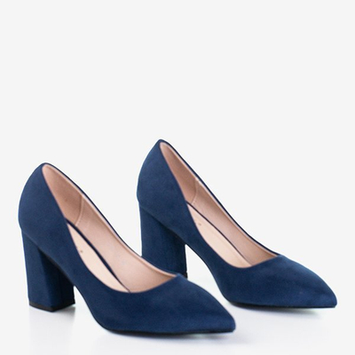 Escarpins femme bleu marine sur poteau Rosemarie - Footwear