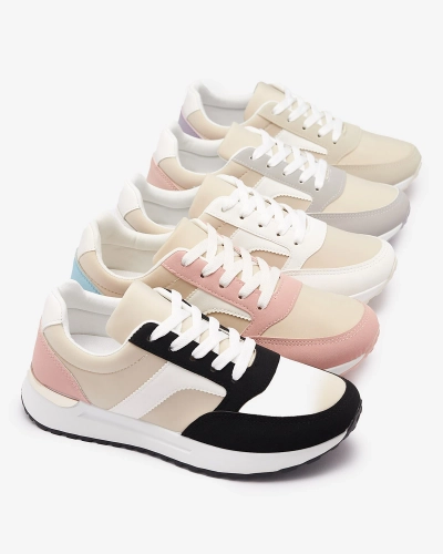 Chaussures de sport pour femmes en blanc et beige Arienla - Footwear