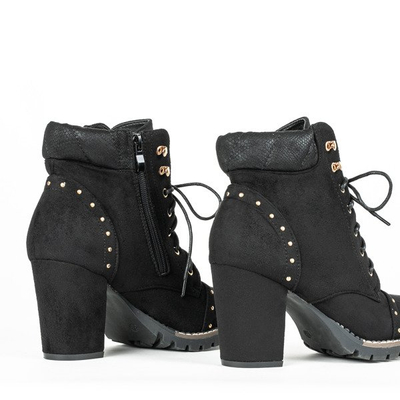 Bottines noires à lacets Locadia - Footwear