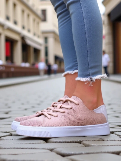 Royalfashion Chaussures de sport en tissu pour femmes Esellaf