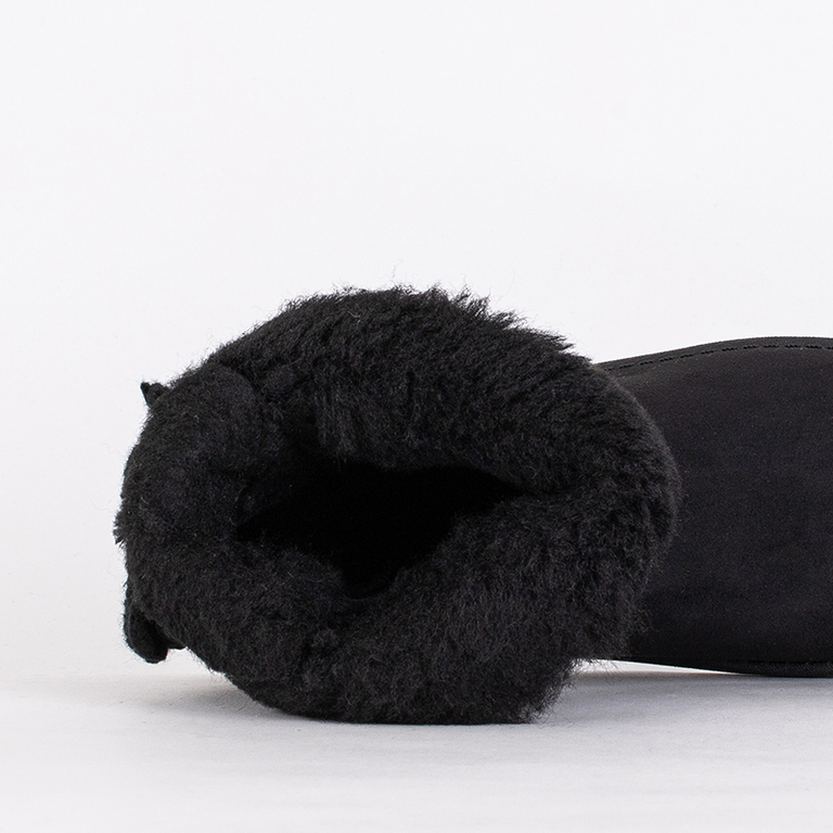 Bottines pour Femmes Aurelia Noires à Talons Plats