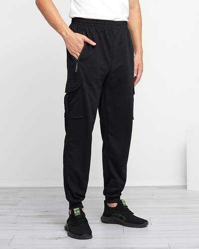 Pantalon de survêtement noir pour homme - Vêtements