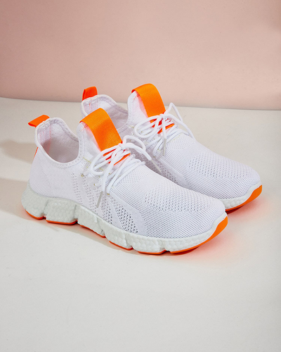 Chaussures de sport femme Baym blanches et orange - Footwear