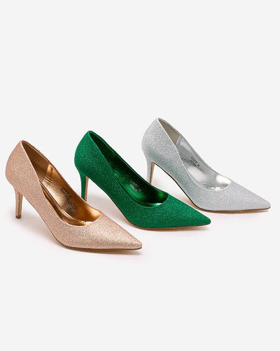 Royalfashion Escarpins à talon aiguille avec paillettes Matomliso