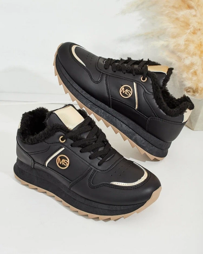 Royalfashion Baskets chauffantes pour femme avec fourrure Boris