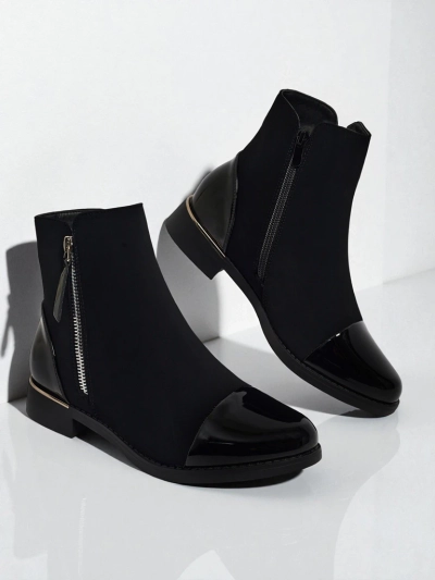 Bottines Luna Noires Élégantes pour l'Automne